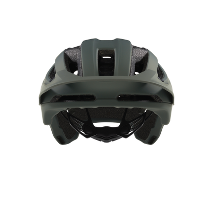 Black helmet on a white background