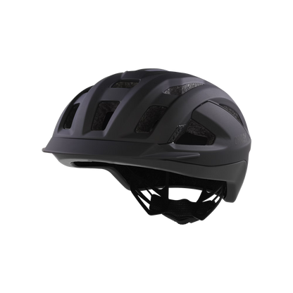 Black helmet on a transparent background