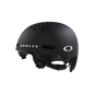 Black Oakley helmet on a white background
