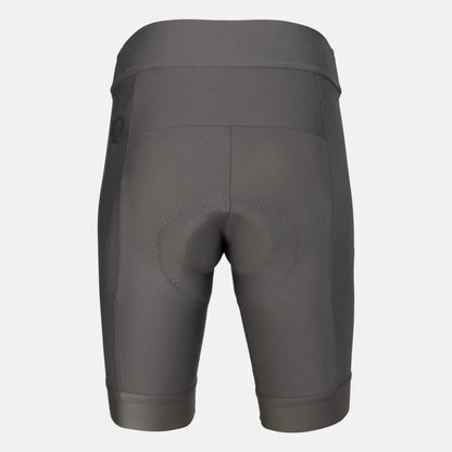 Gray cycling shorts on a white background