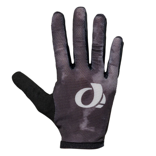 Black glove with a logo on a white background