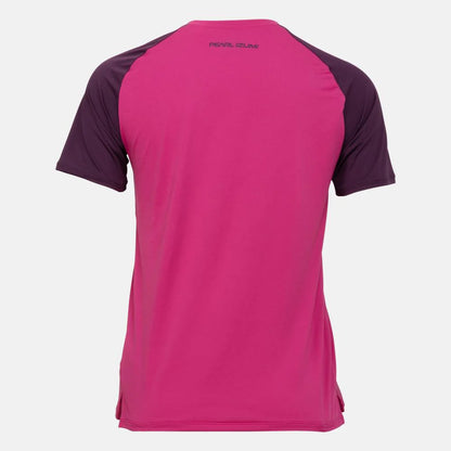 Pink and purple athletic shirt with 'Real Core' branding on a white background