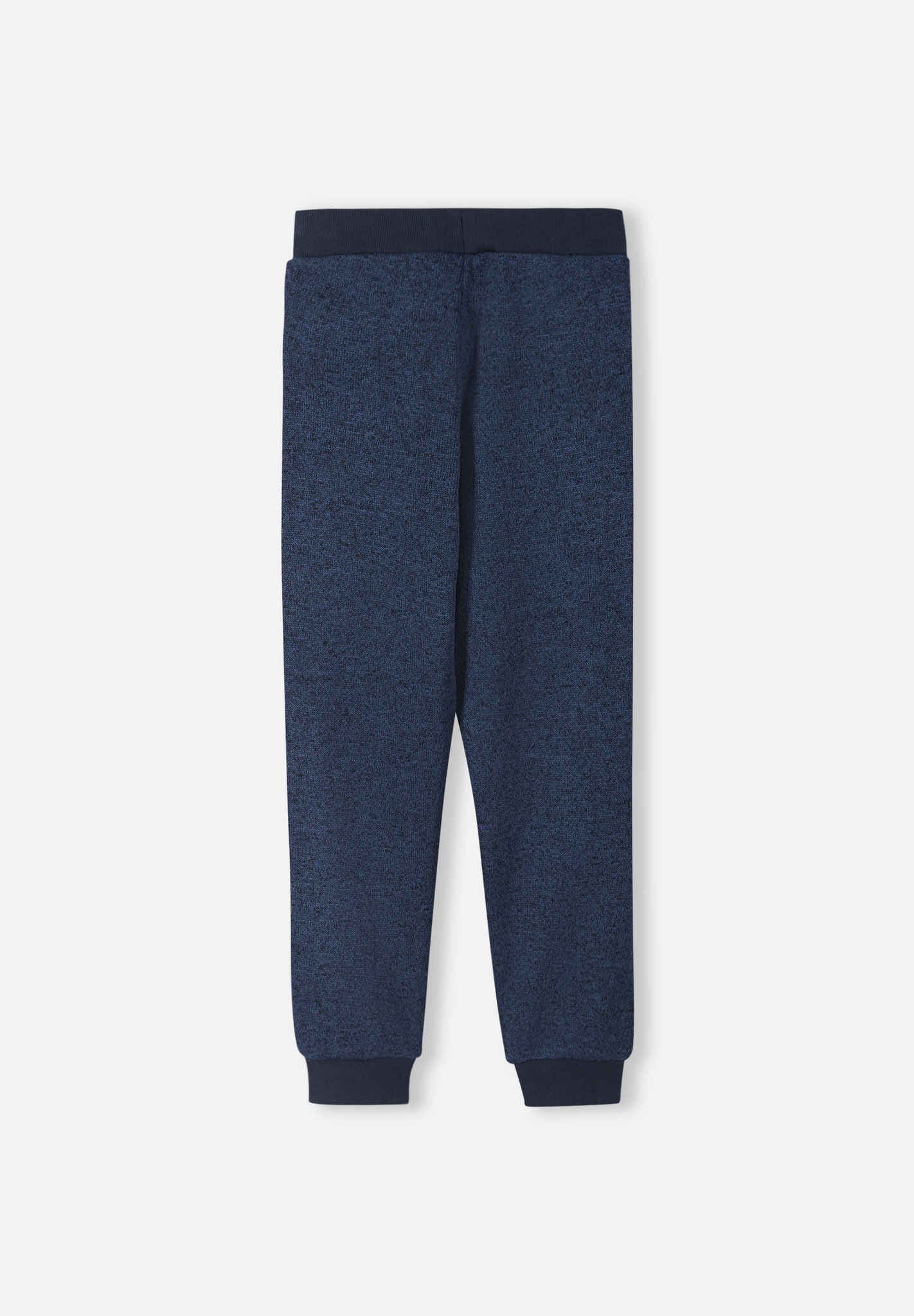 Navy blue sweatpants on a white background