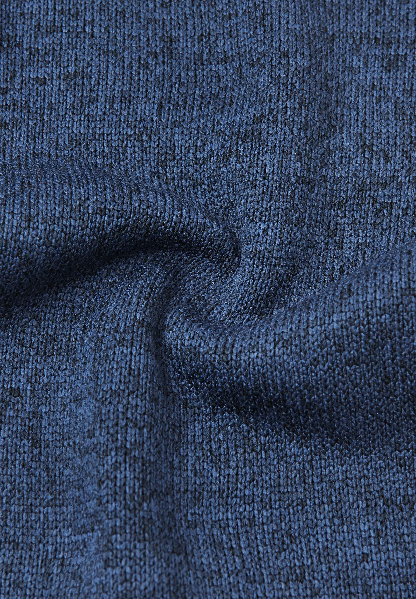 Close-up of blue textured fabric