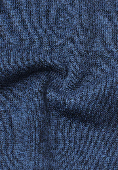 Close-up of blue textured fabric