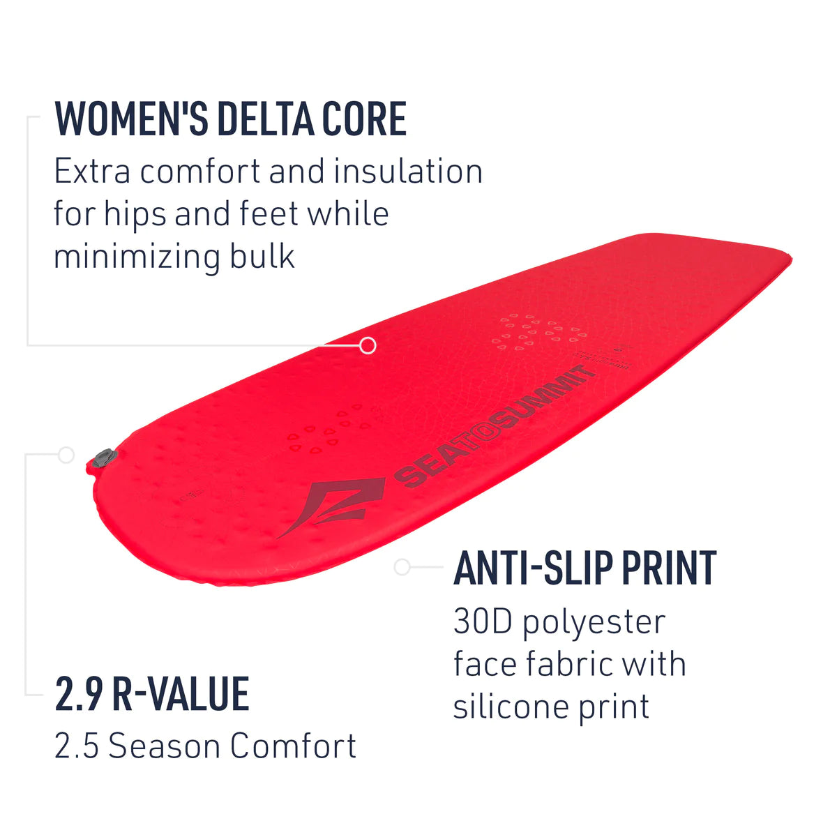 Sea to Summit Women's Ultralight Self-Inflating Sleeping Mat - Thumbnail 4