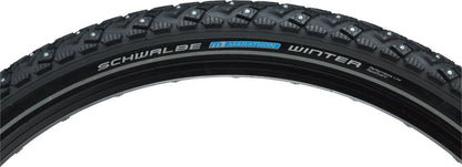 Schwalbe winter tire tread pattern on a white background