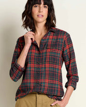 Load image into Gallery viewer, Toad&amp;Co Women&#39;s Re-Form Flannel Long Sleeve Shirt
