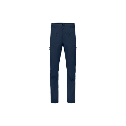 Navy blue pants on a white background
