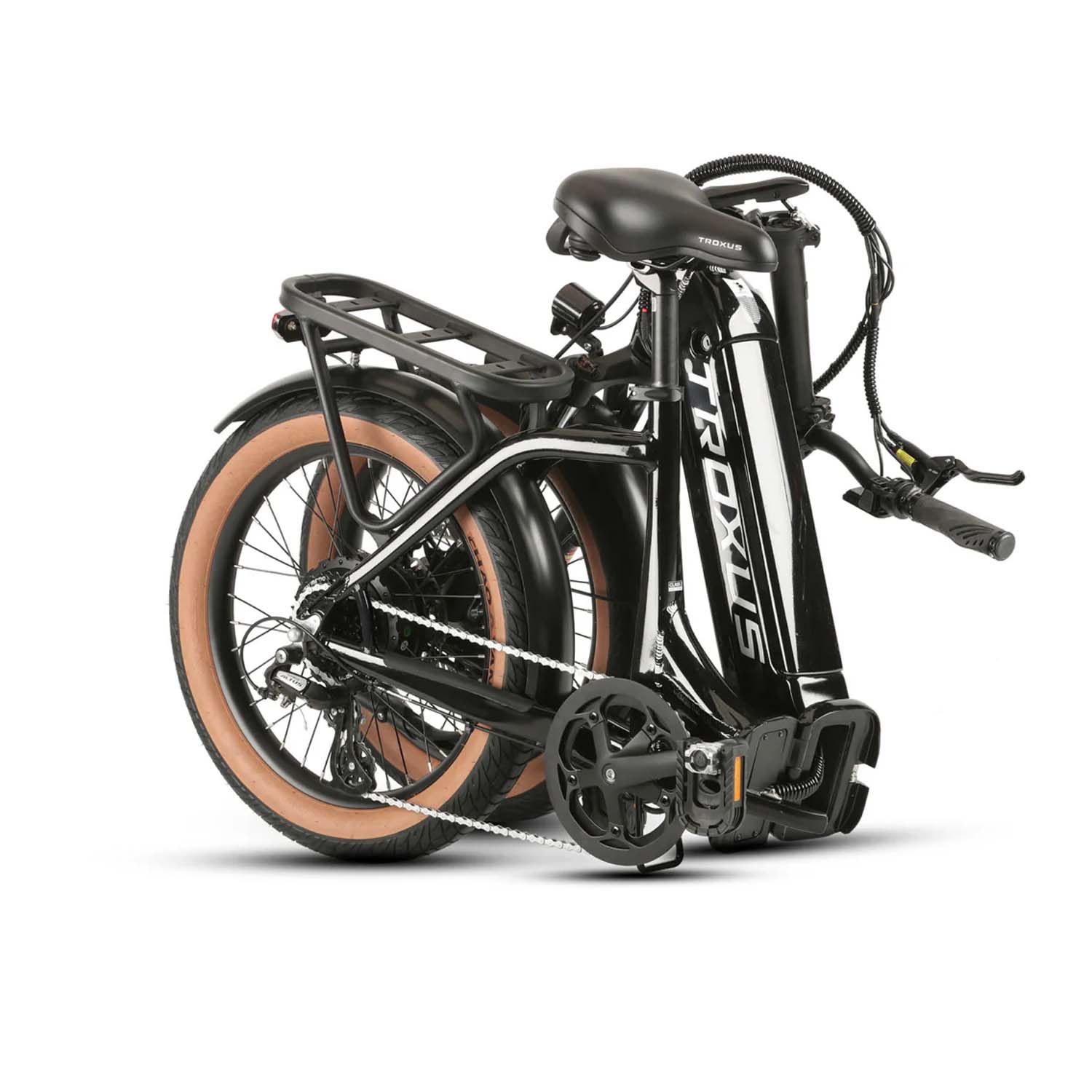 Folded troxus e-bike