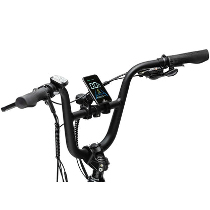 Handlebars and screen of Troxus Bike