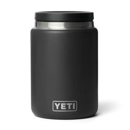 Black YETI insulated mug on a white background