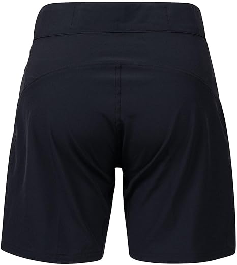 Black shorts on a white background