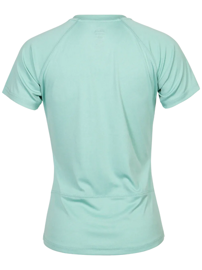 Light blue t-shirt on a white background