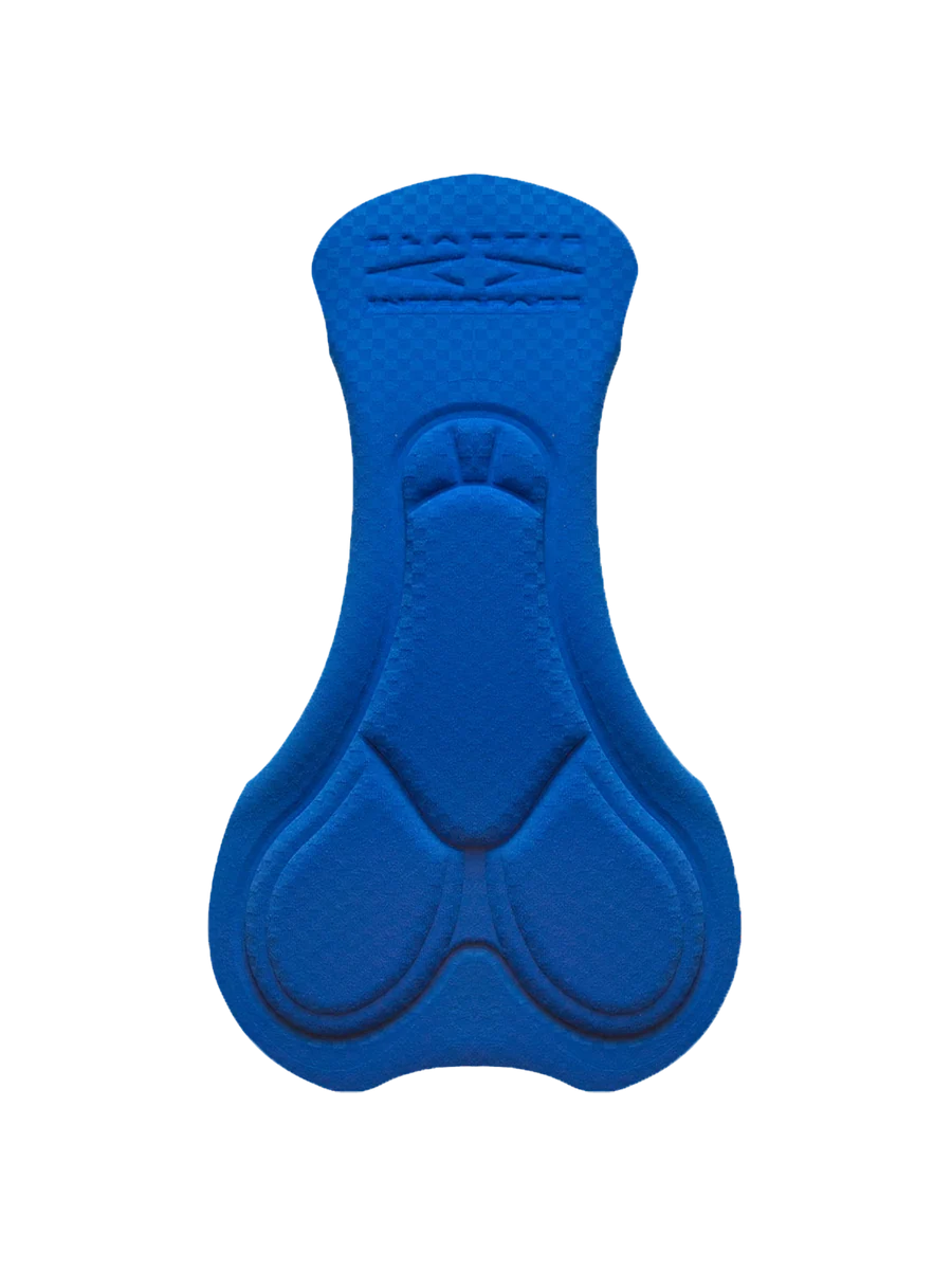 Blue silicone屁股垫 on a white background