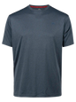 Dark gray t-shirt on a white background