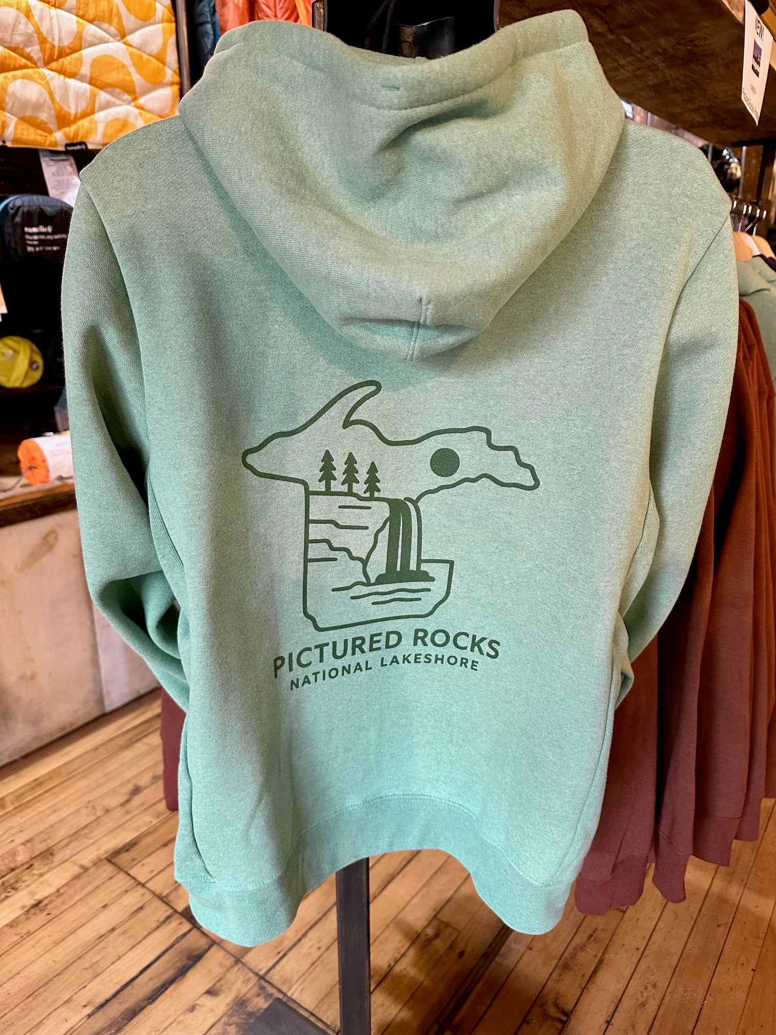 Patagonia Upper Peninsula Logo Fitz Roy Hoody