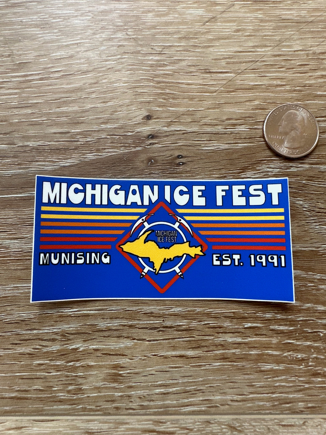 Michigan Ice Fest Established Sticker