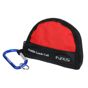 NRS Coil Paddle Leash Red