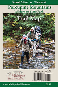 Porcupine Mountains State Park Trail Map  Second Edition