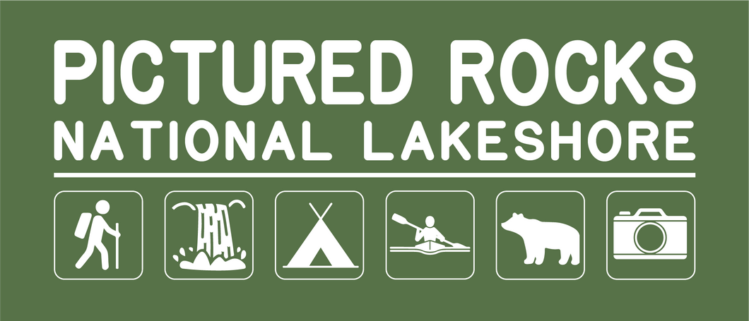 Pictured Rocks Icons Sticker