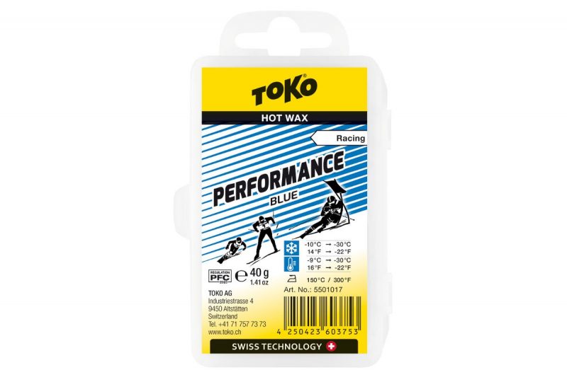 Toko Racing Performance Hot Wax Blue 40g