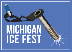 Michigan Ice Fest Screw Sticker