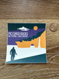 Michigan Ice Fest Pictured Rocks National Lakeshore Sunrise Sticker