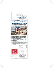 Load image into Gallery viewer, Katadyn Micropur MP1 Purification Tablets (Package of 20)
