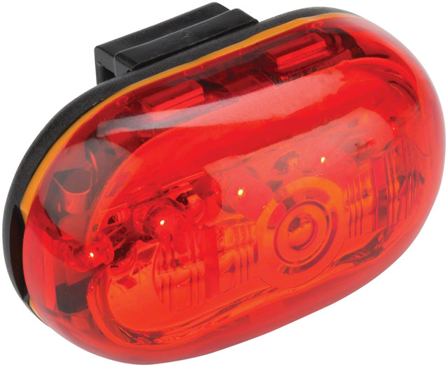 MSW Red Bat Rear Taillight, Black