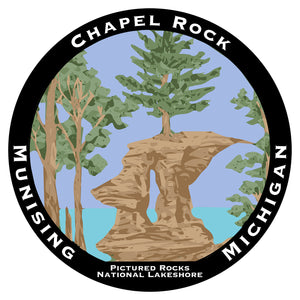 Chapel Rock Circle Sticker