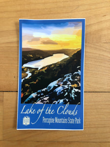 Lake of the Clouds Sticker
