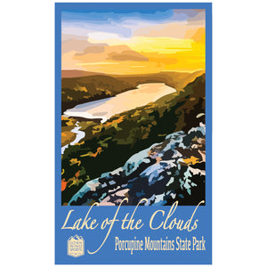 Lake of the Clouds Sticker