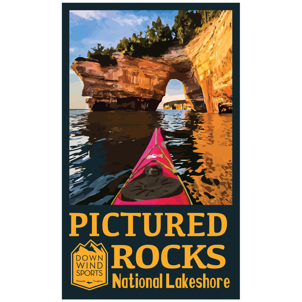 Pictured Rocks Arch Sticker