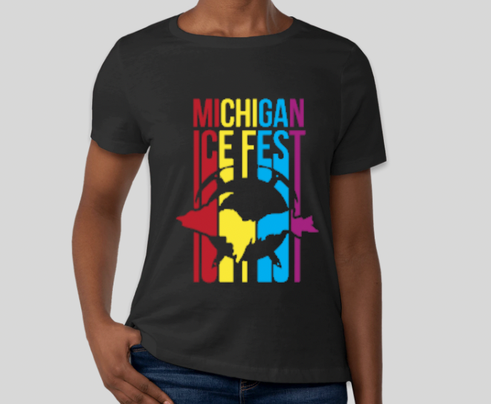 Michigan Ice Fest Women's Colors Tee
