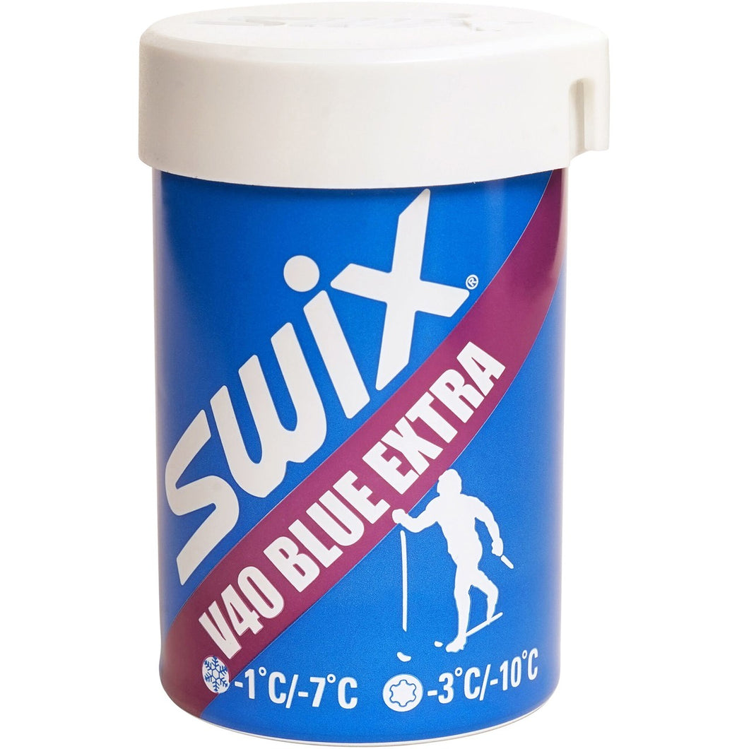Swix V40 Hard Kick Wax Blue Extra 43g -1C/-7C